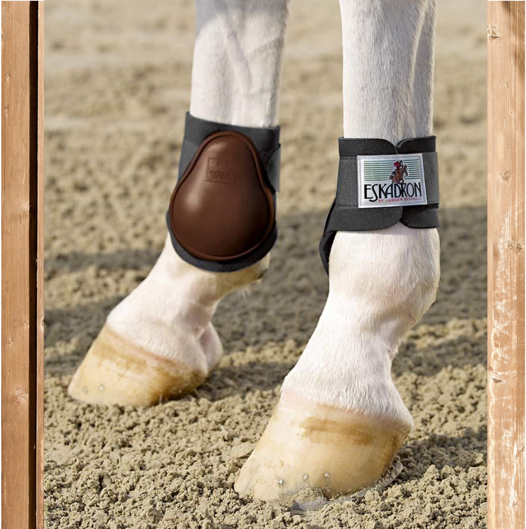 Eskadron Protection Boots hinten, Streichkappen, Pony